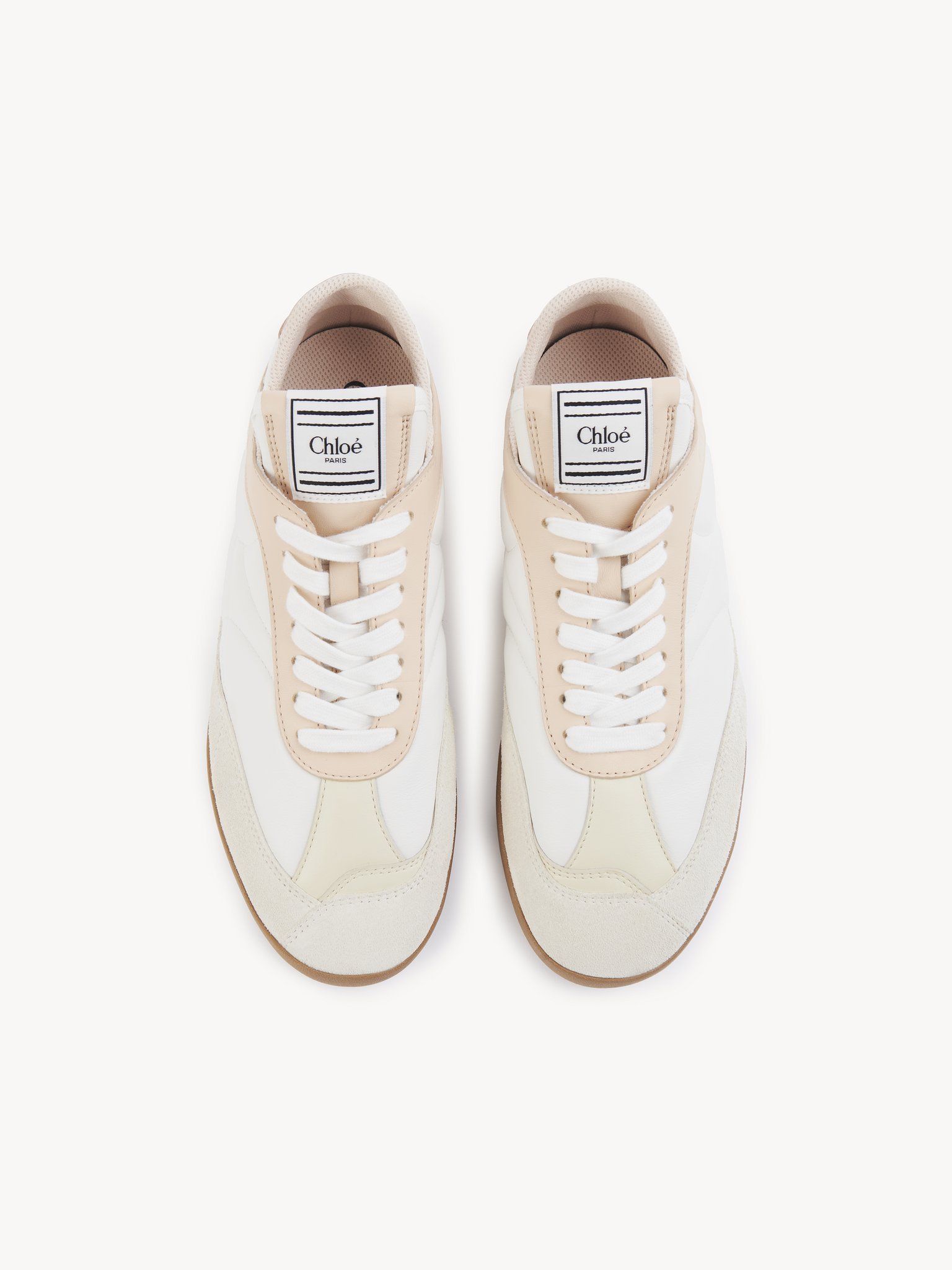 Shop Chloé Kick Sneakers In White