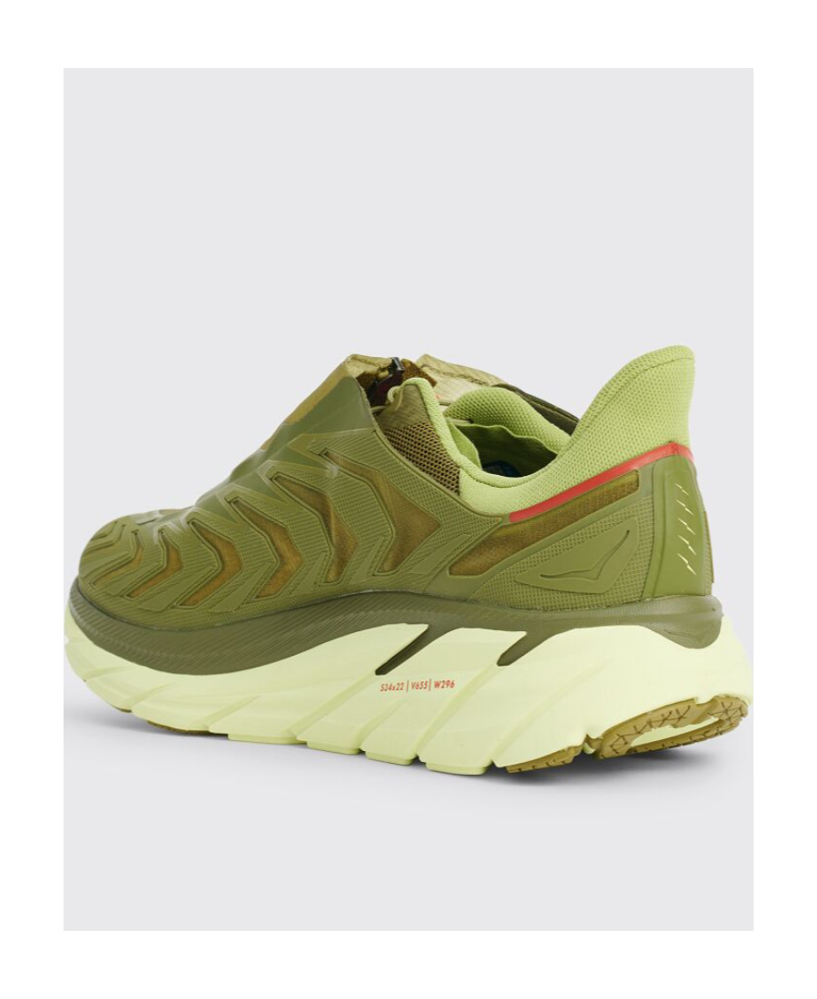 Hoka One One Man Sneakers Military Green Size 8.5 Textile Fibers In Green