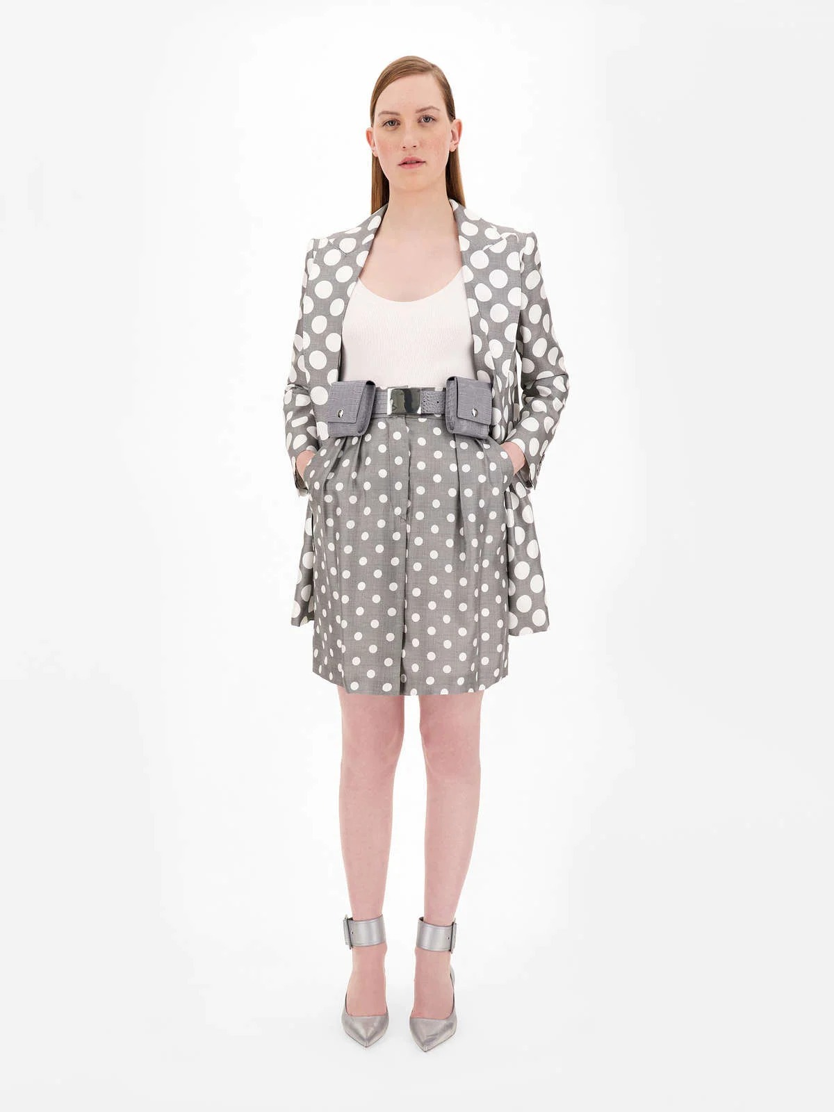 MAX MARA POLKY DOT DESIGN SKIRT