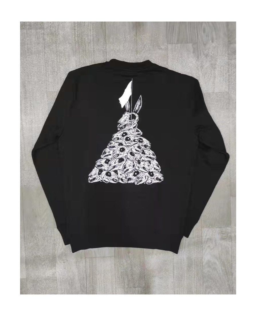 Alexander Mcqueen Logo Round-necked Sweater In Black