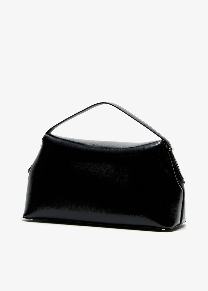 Totême T-lock Shoulder Bag In Black