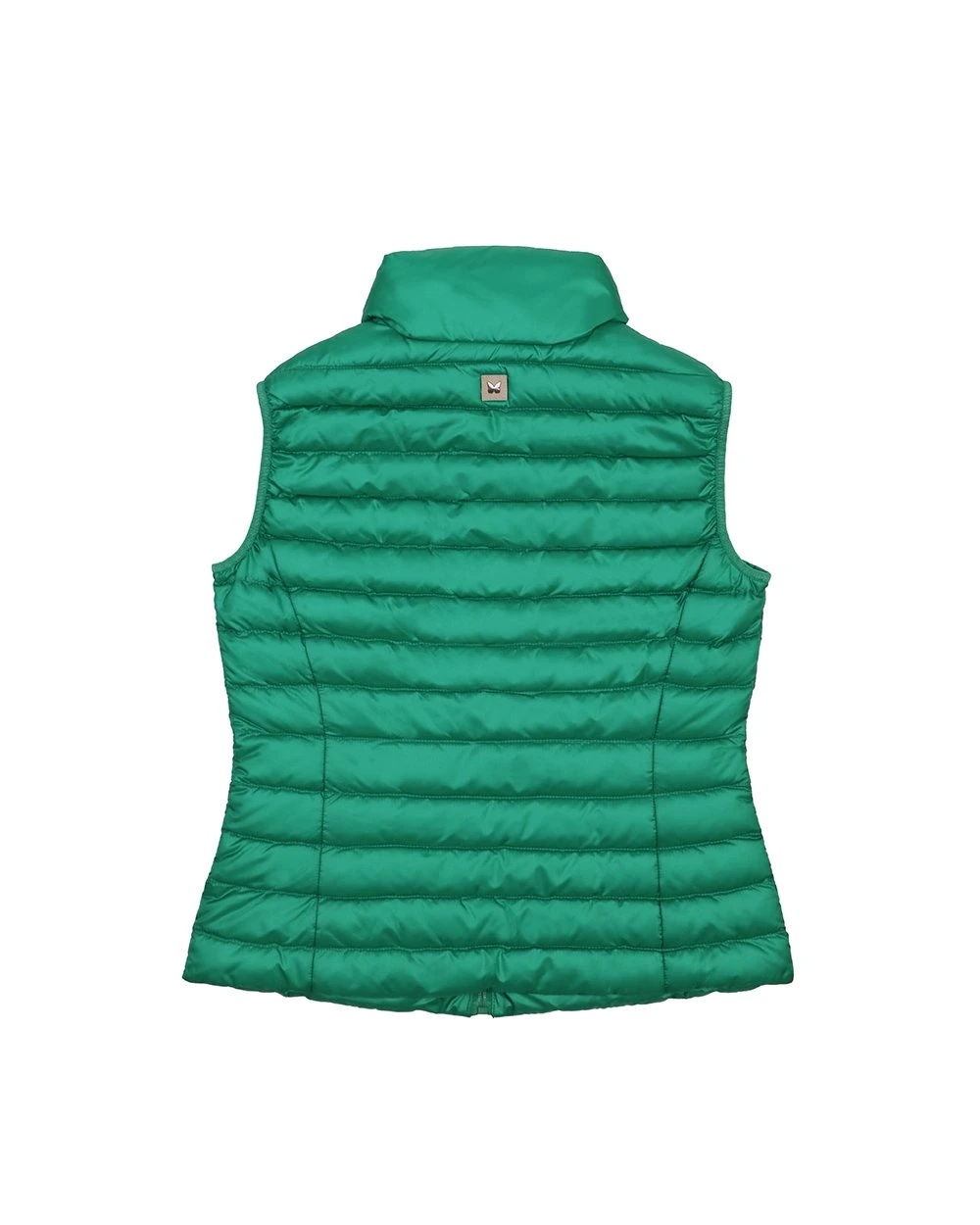 Shop Weekend Max Mara Logo Vest Down Jacket In Green