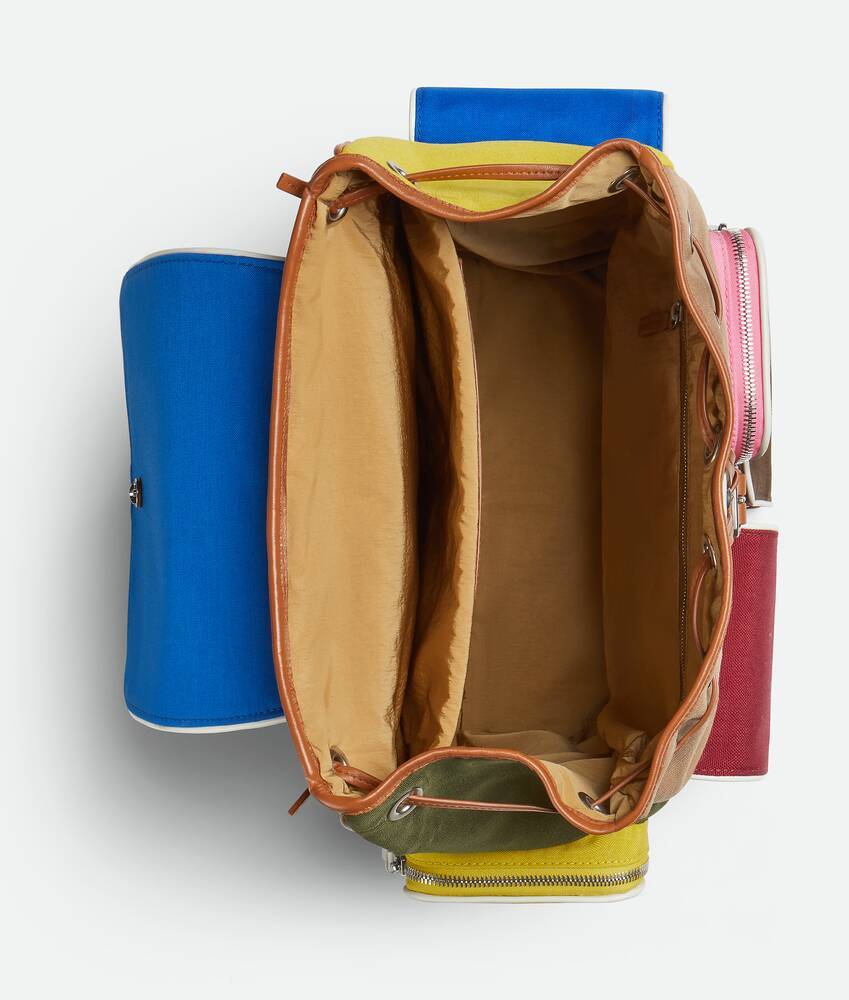 Bottega Veneta Crossroad Multipocket Backpack In Multi