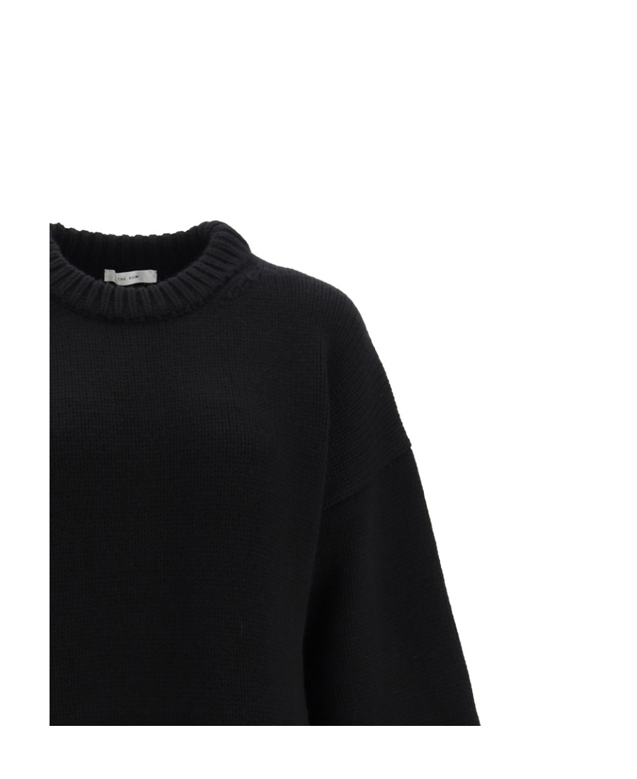 The Row Ophelia Crew Neck Jumper In Black