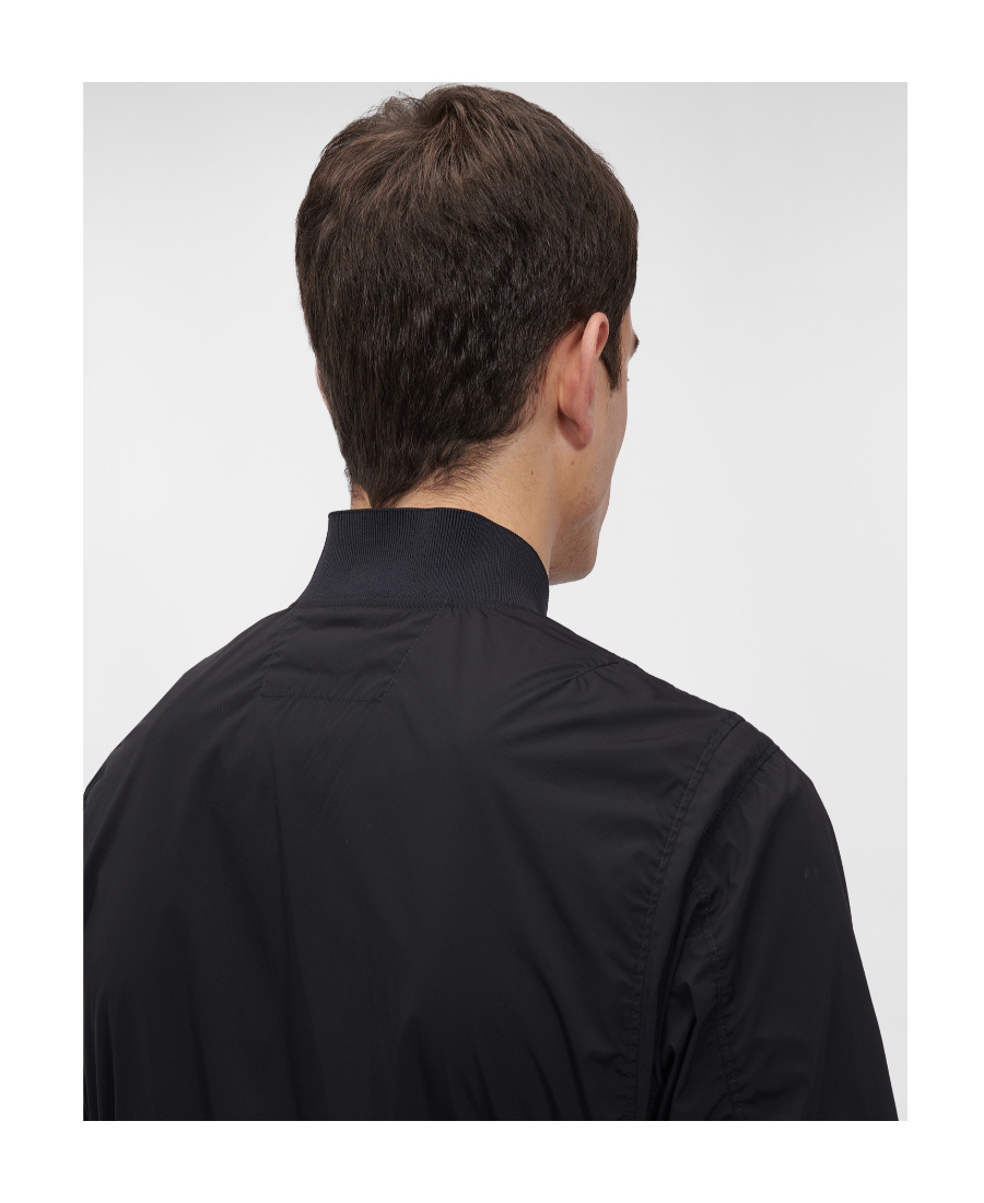 C.p. Company Black Lens Bomber Jacket In Black