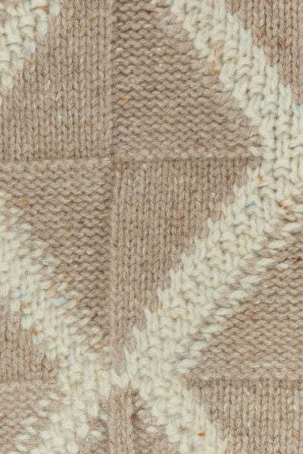 Bottega Veneta Argyle Intarsia-knit Wool Turtleneck Sweater In Brown