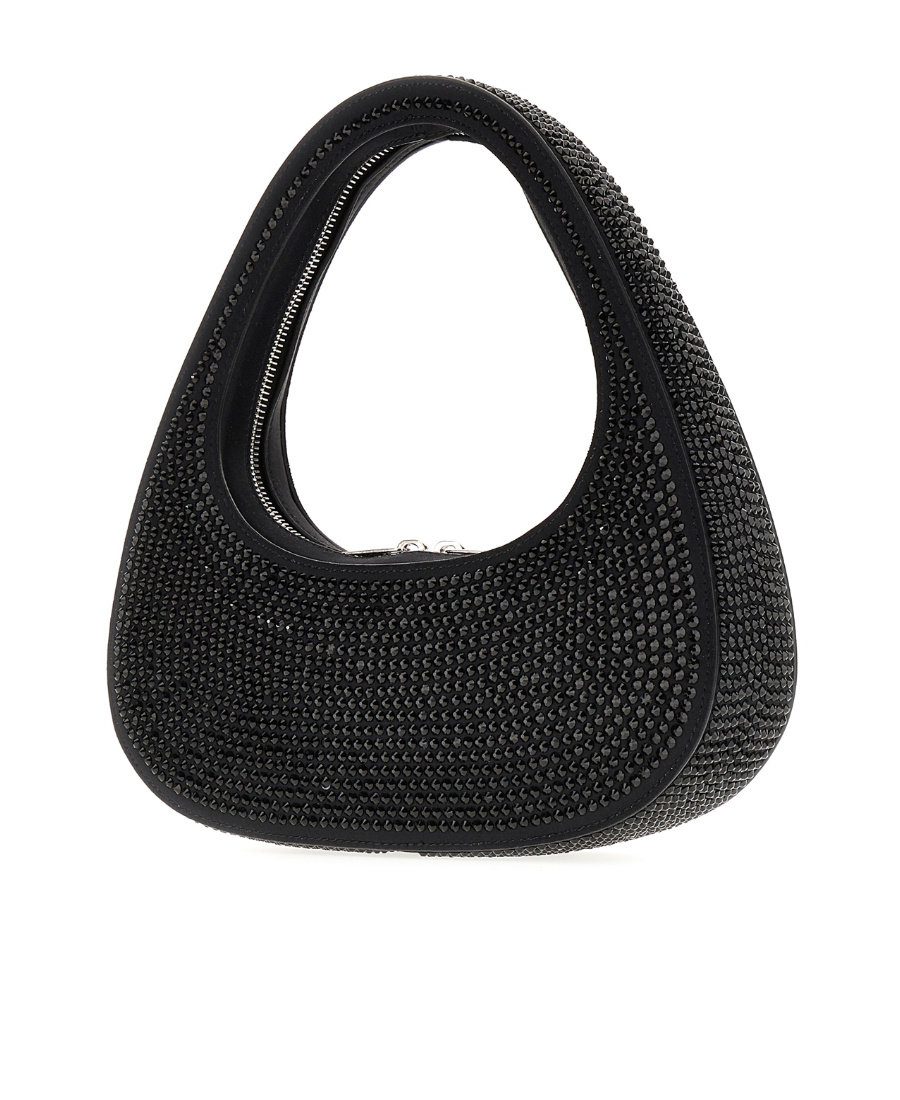 Coperni Zipper Shoulder Bag In Black