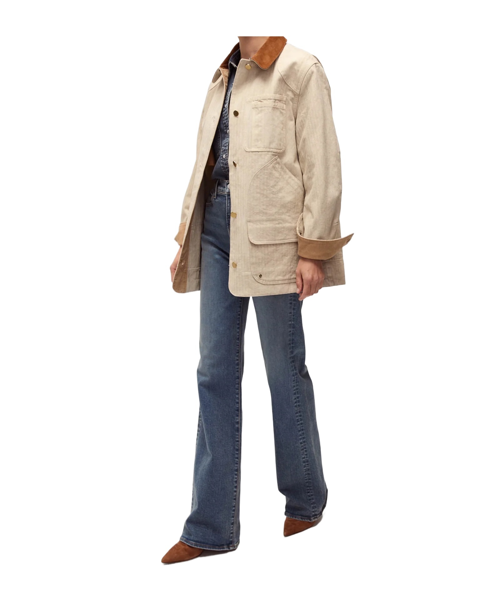 Veronica Beard Abbas Barn Jacket In Neutral