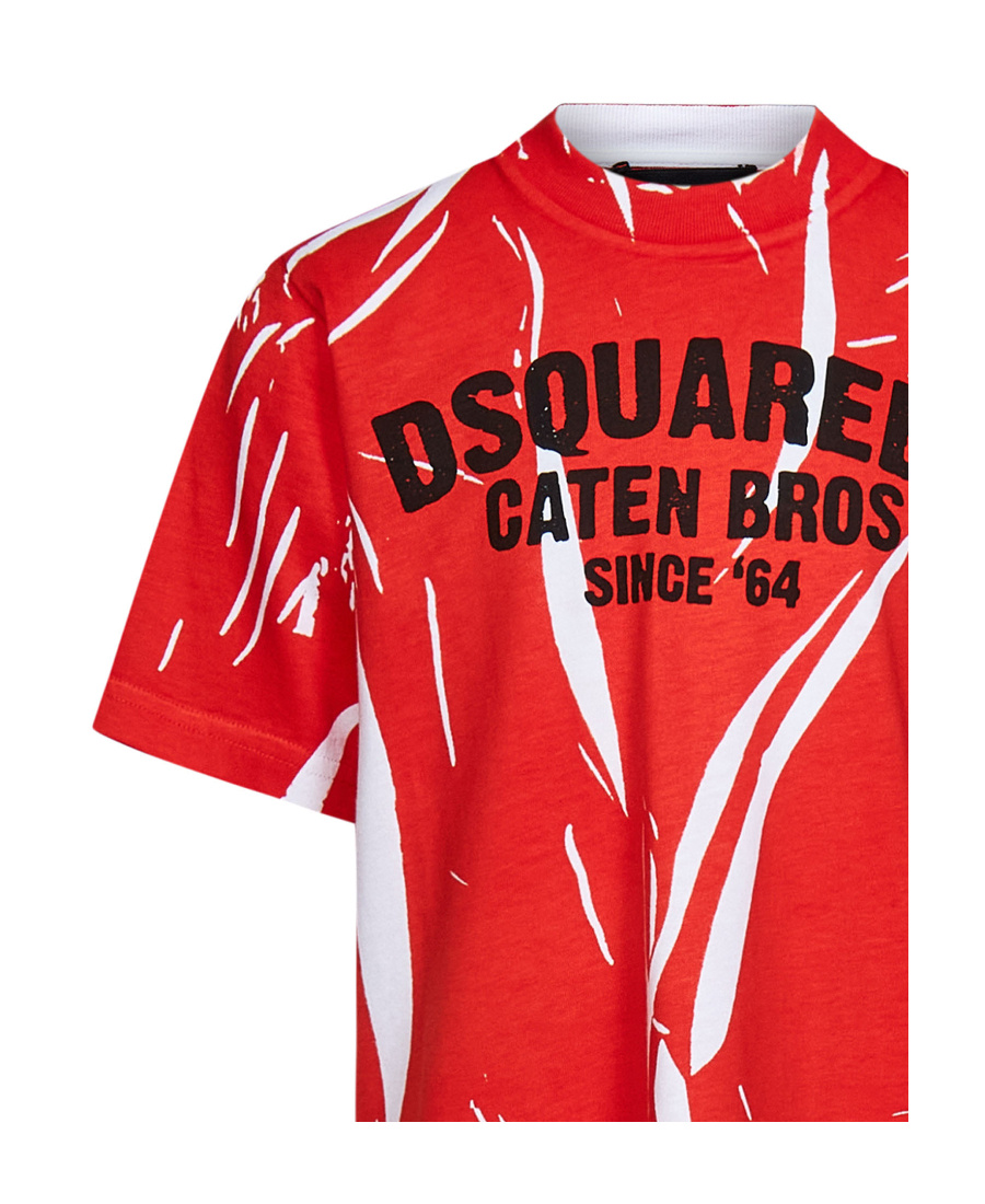 DSQUARED2 SHORT-SLEEVED T-SHIRT WITH ROUND NECK