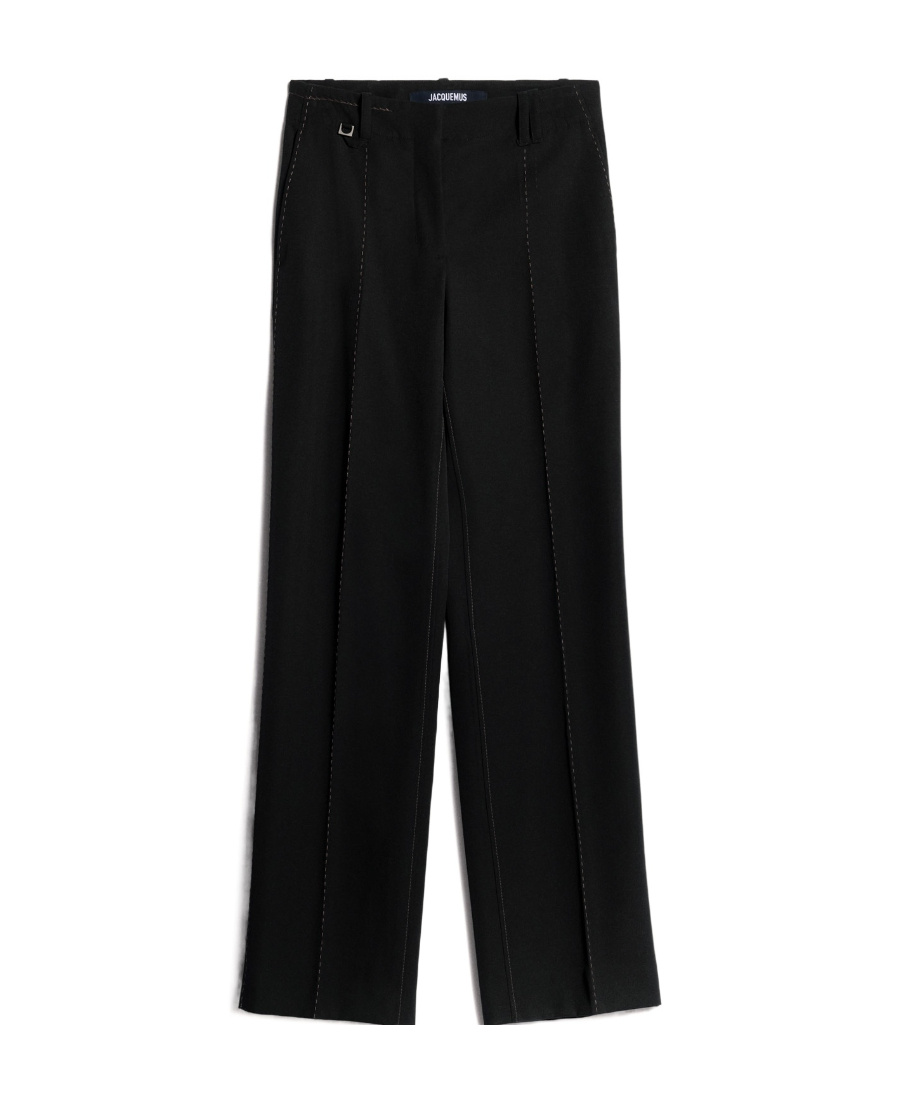 Jacquemus Le Pantalon Cordao Trousers In Black