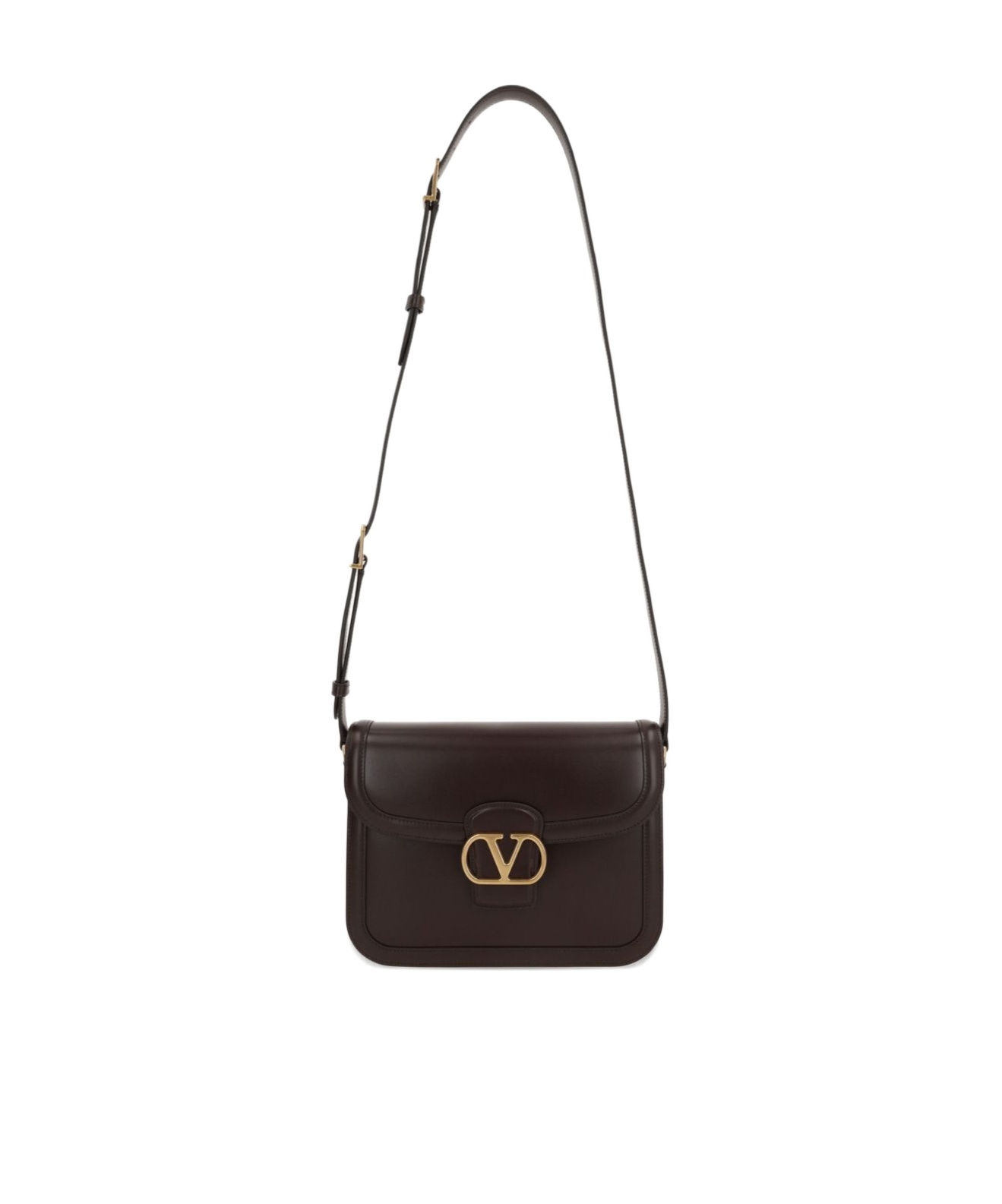 Valentino Flap Shoulder Bag In Black