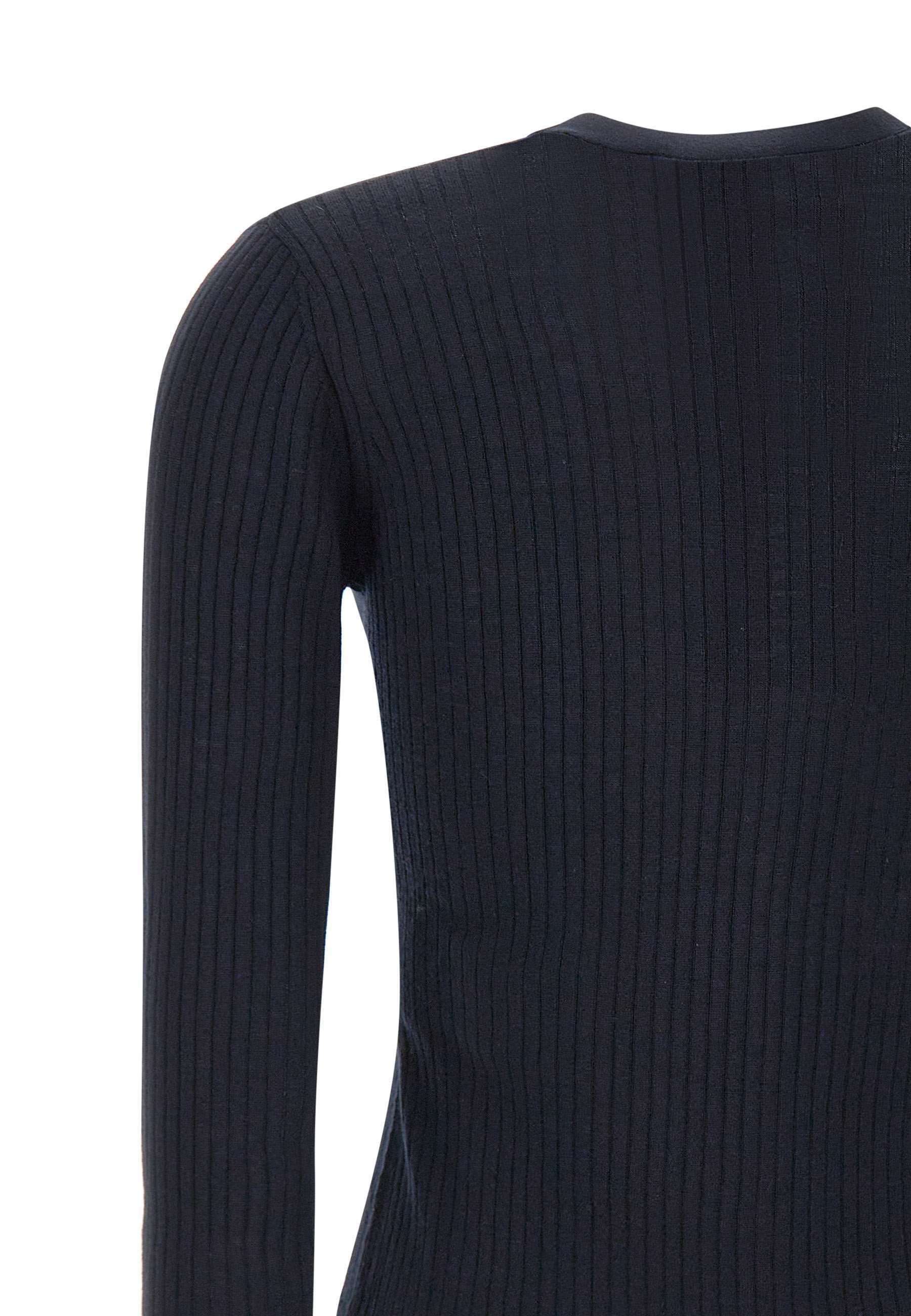 Max Mara Studio Potus Button-up V-neck Cardigan In Blue