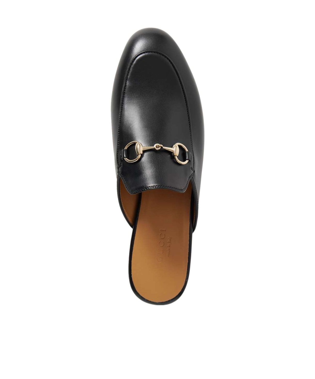 Gucci Princetown Horsebit-detailed Leather Slippers In Black