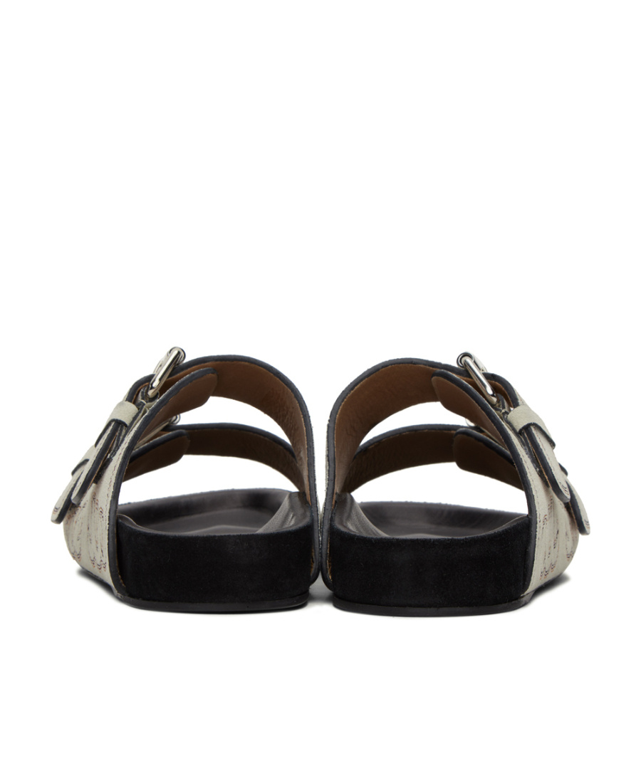 Isabel Marant Lennyo Buckle Sandals In Brown