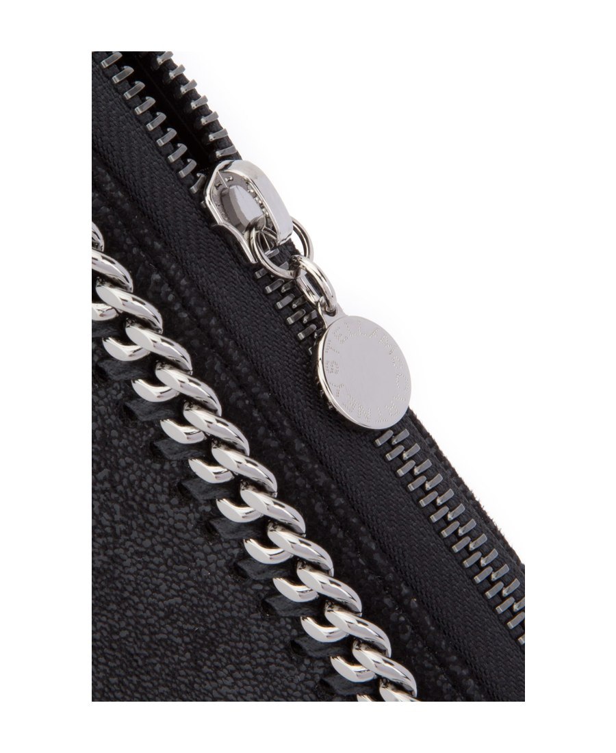 Stella Mccartney Stella Mc Cartney Blue Recycled Polyester Wallet In Black
