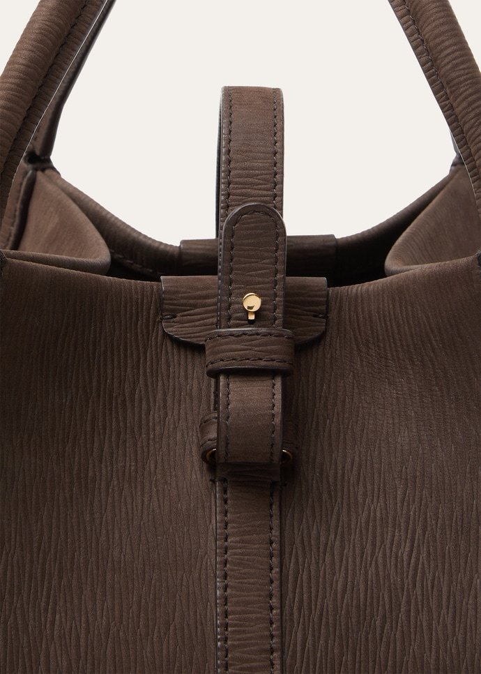 Loro Piana Small Bale Bag In Brown