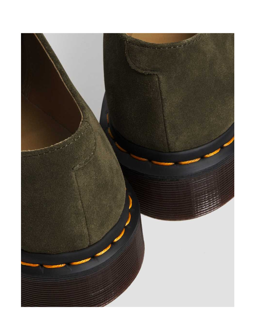 Dr. Martens Herren 2046 Wildleder Schuhe In Green