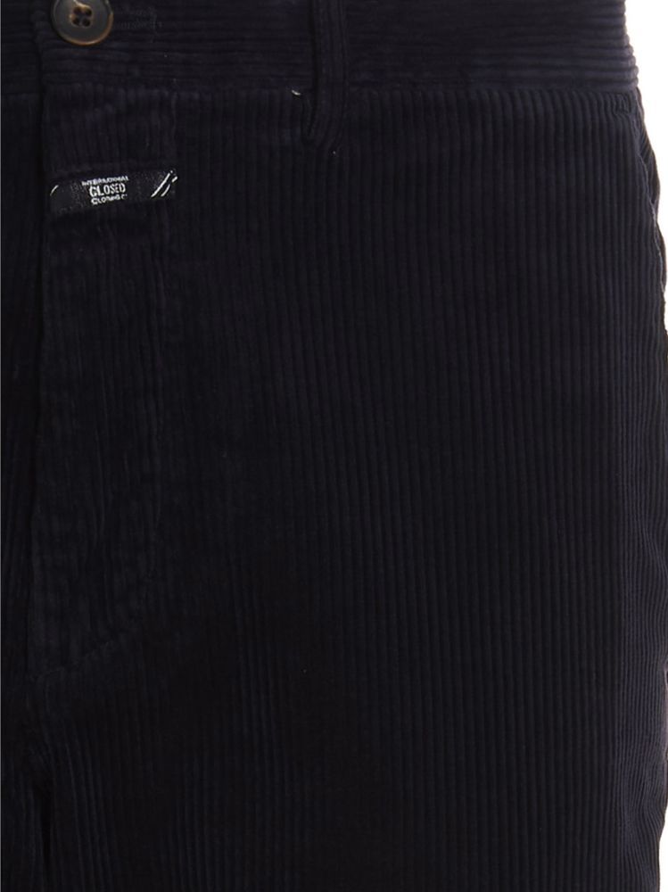 Closed Navy Blue Atelier Tapered Pants In Black
