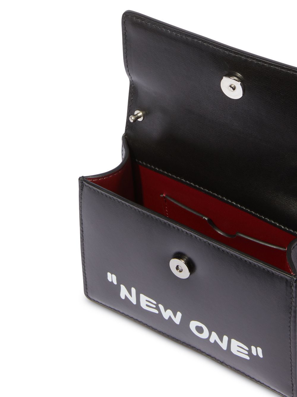 Off-white Mini Bag Jitney Baby Graphic Print In Black