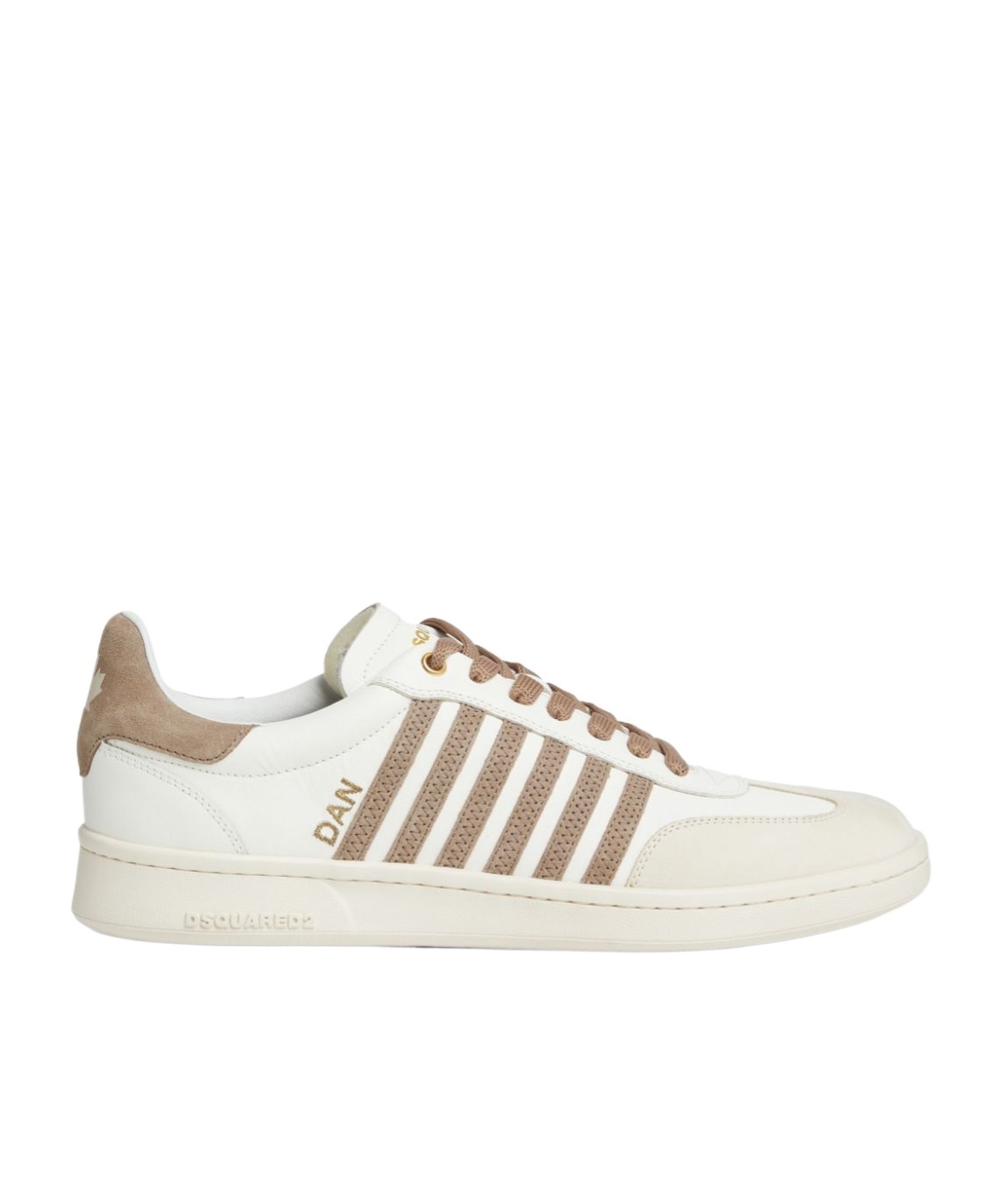 Dsquared2 Boxer Lace-up Sneakers In White