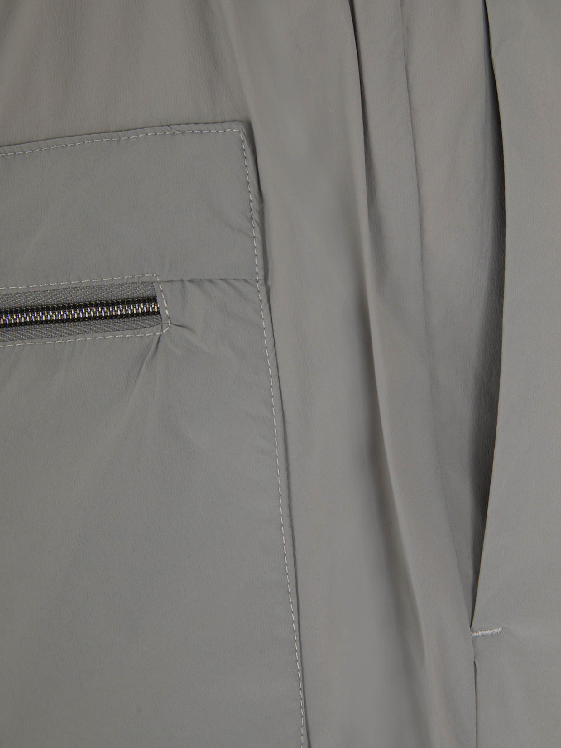 Herno Technical Joggers With Grippers In Gray