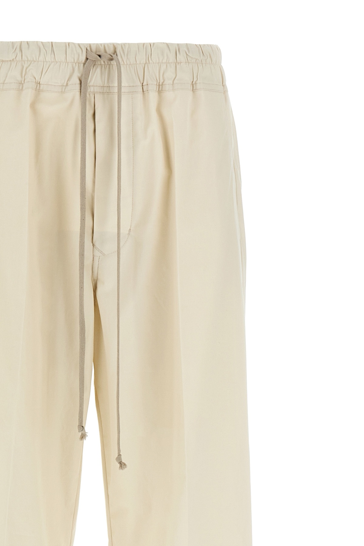 Rick Owens Elastic Waist Casual Pants In Nude