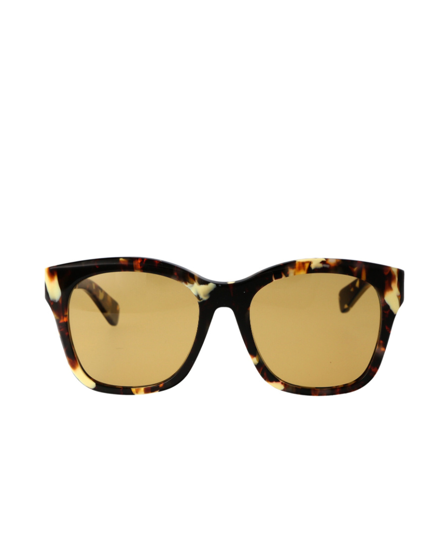 Chloé Tortoiseshell-effect Cat Eye-frame Sunglasses In Green
