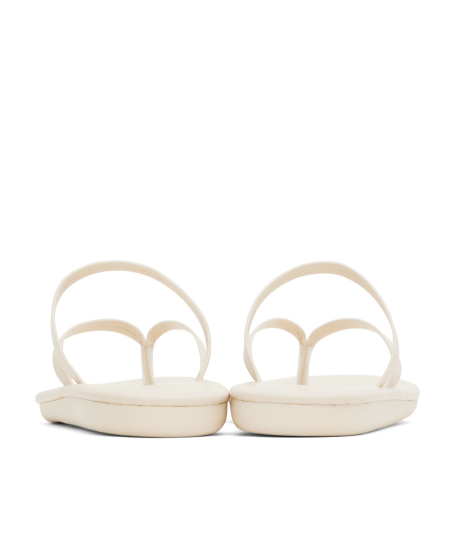 Ancient Greek Sandals Off-white Flip Flop Sandals In Nude