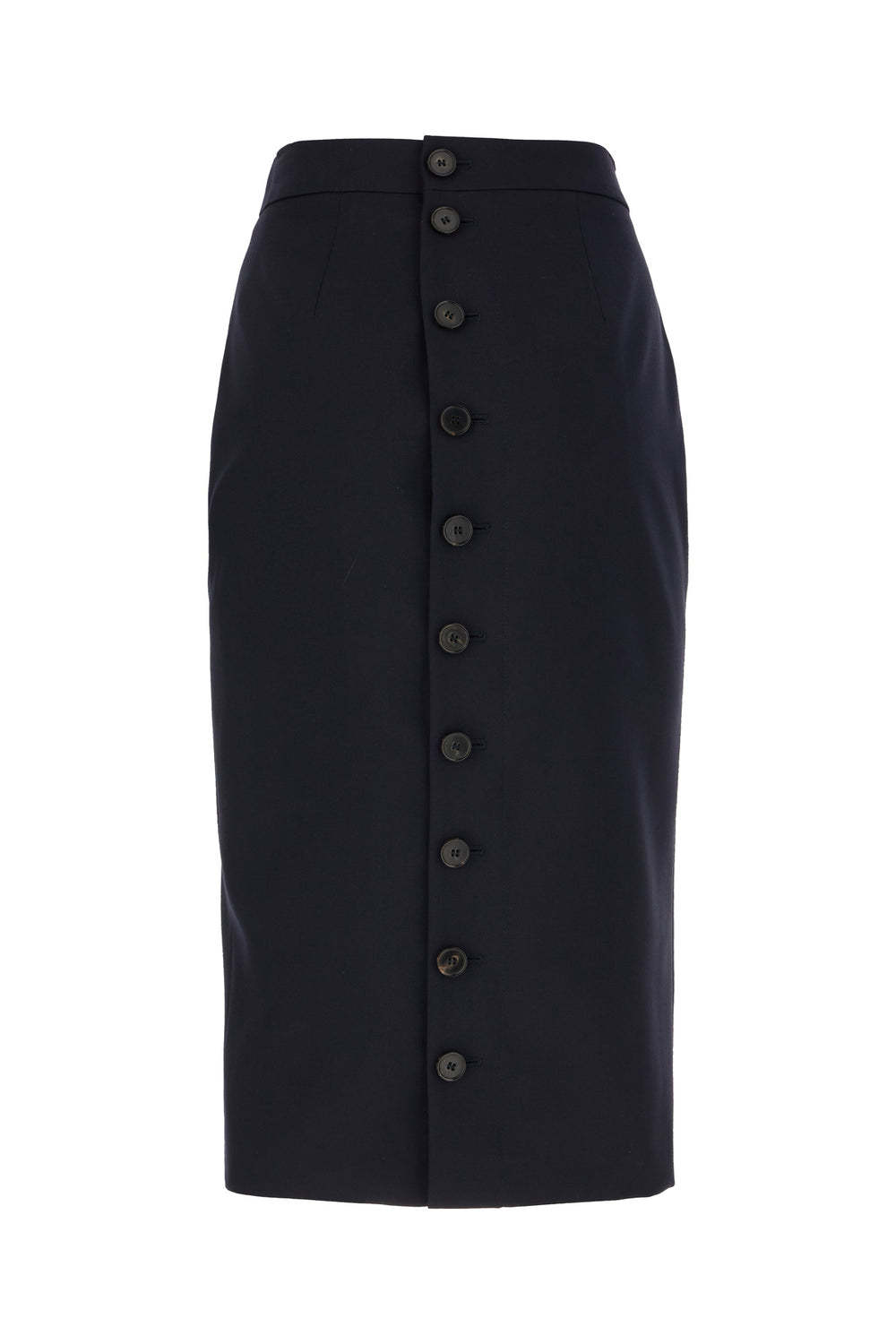 Alexander Mcqueen Women Wool Skirt In Black