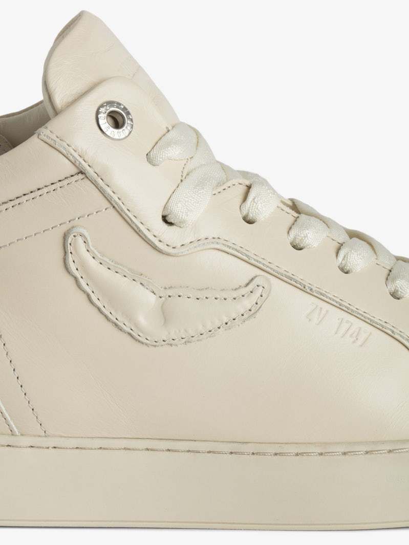 Shop Zadig & Voltaire Zadig Voltaire Mid Fly On Lace-up Sneakers In Nude