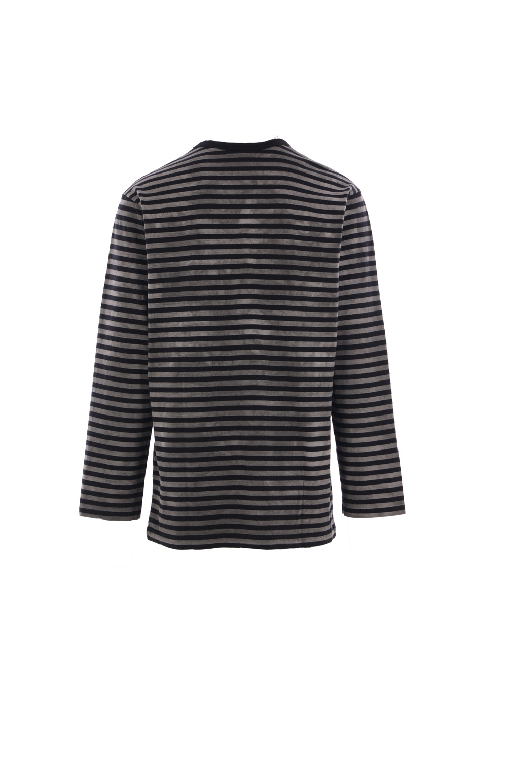 YOHJI YAMAMOTO STRIPED COTTON T-SHIRT
