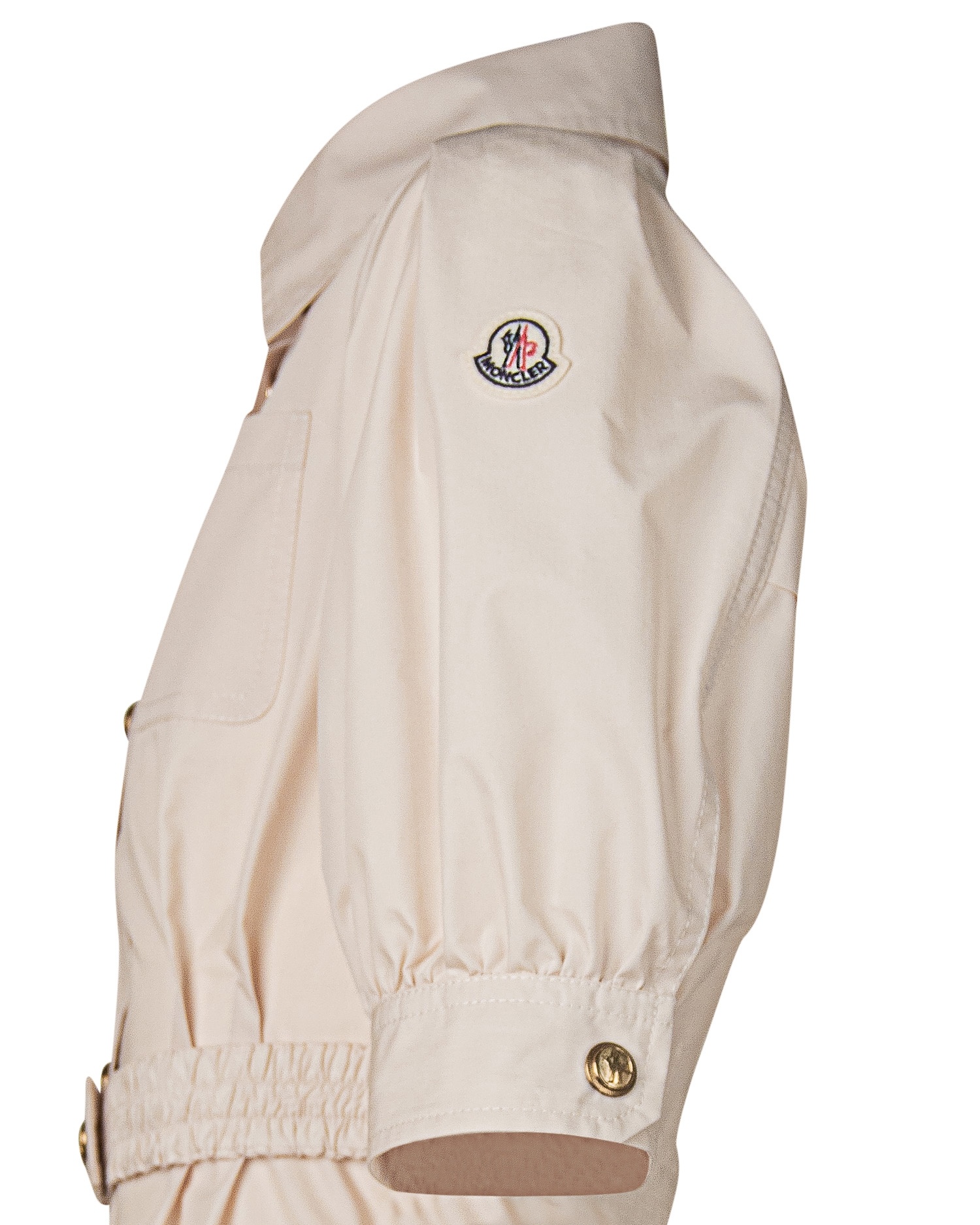 Moncler Belted Dress In Neutral