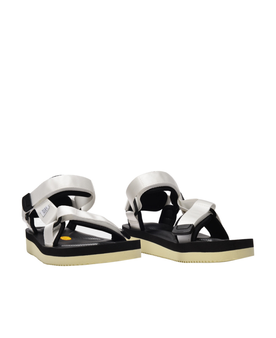 Suicoke White Kisee-v Sandals In Multicolor