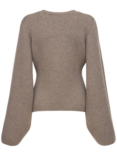 Khaite Scarlet Cashmere-blend Cardigan