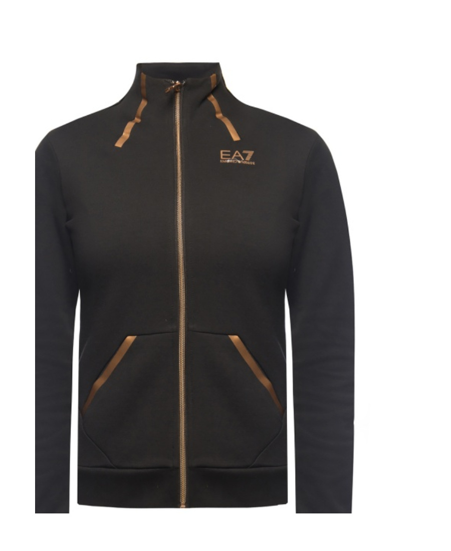 EA7 LOGO HIGH-NECKED SPORTS SUIT 