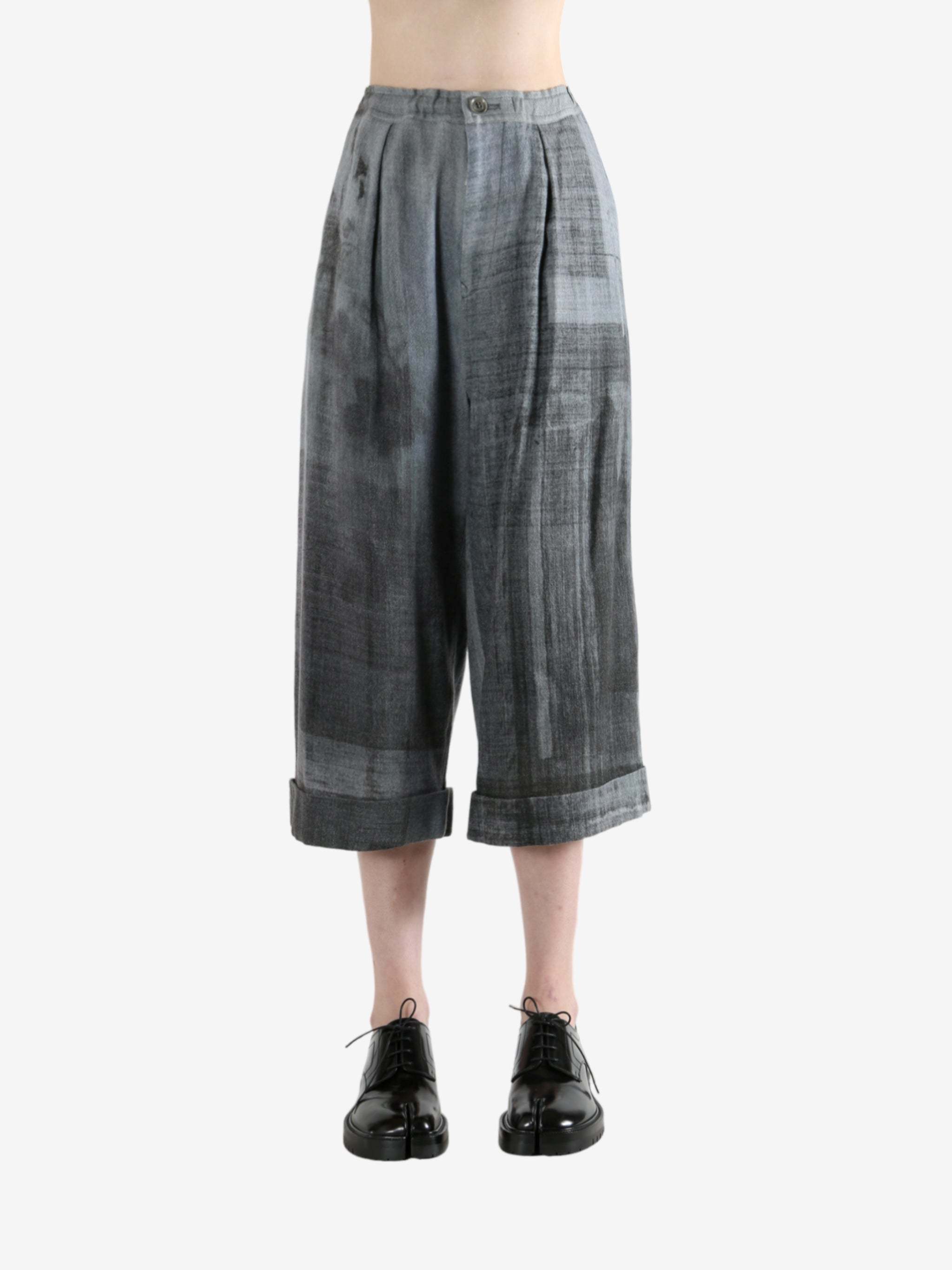 Y's Back-pocket Trousers In Gray