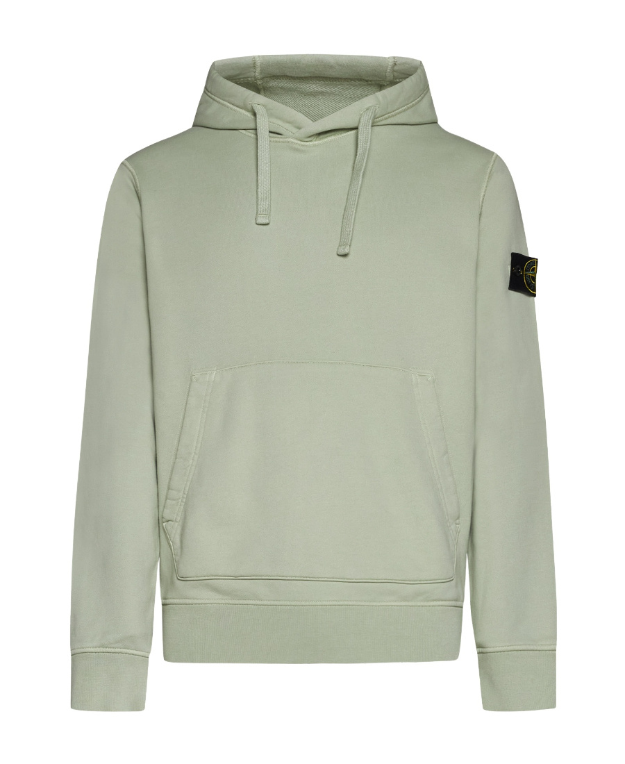Stone Island Hoodie In Green
