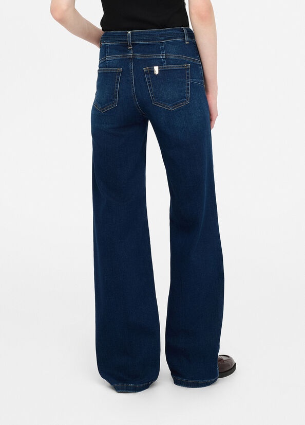 Liu •jo Liu Jo High-waist Flare Jeans In Blue