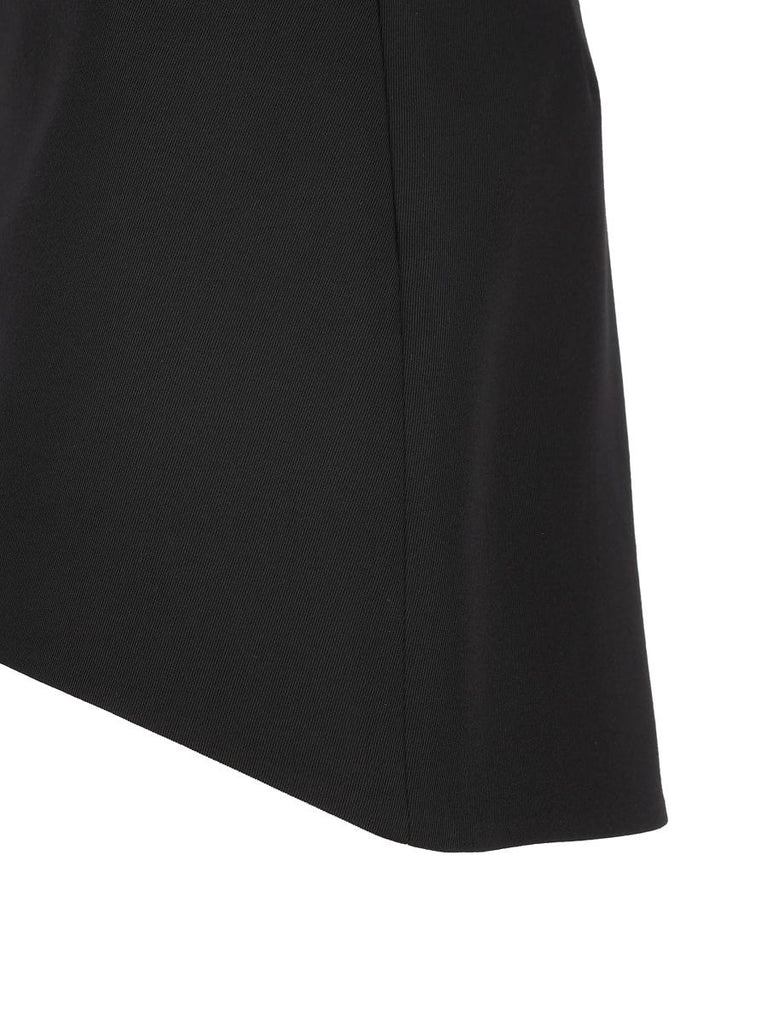 Givenchy Mini Skirt In Wool In Black