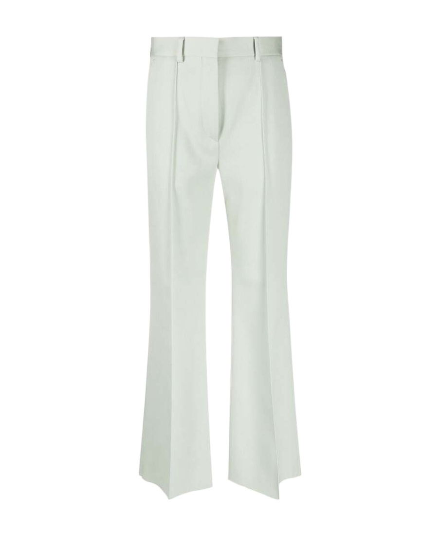 Lanvin High-rise Straight-leg Trousers In White