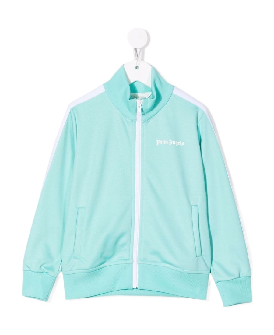 PALM ANGELS LOGO-PRINT ZIPPED JACKET