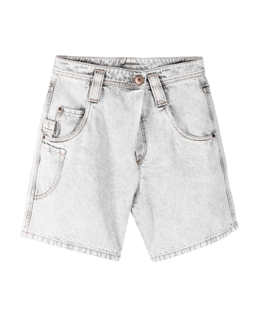 Brunello Cucinelli Multiple-pocket Denim Shorts