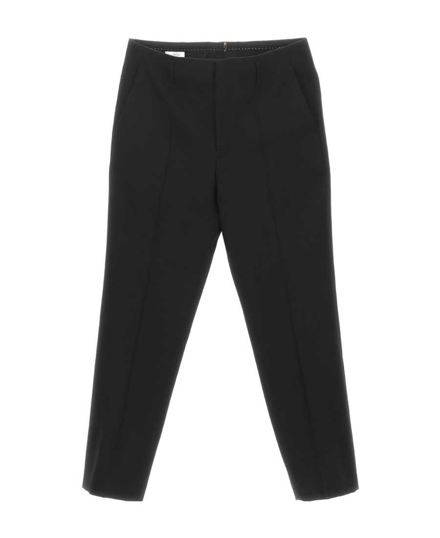 Dries Van Noten Tailored Cropped Trousers Length In Black