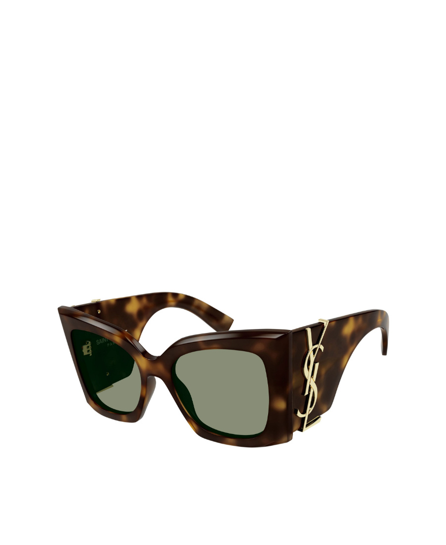 Saint Laurent Oversized Cat-eye Sunglasses In Black