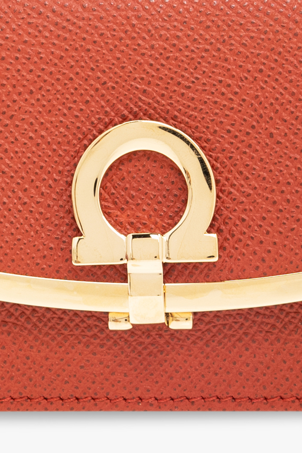 FERRAGAMO GANCINI LEATHER WALLET