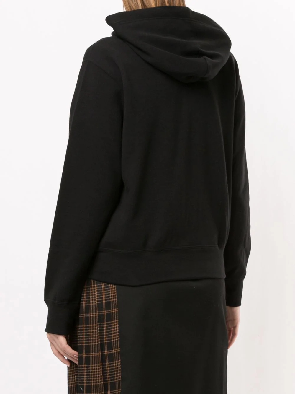 Comme Des Garçons Play Heart Motif Zip Hoodie In Black