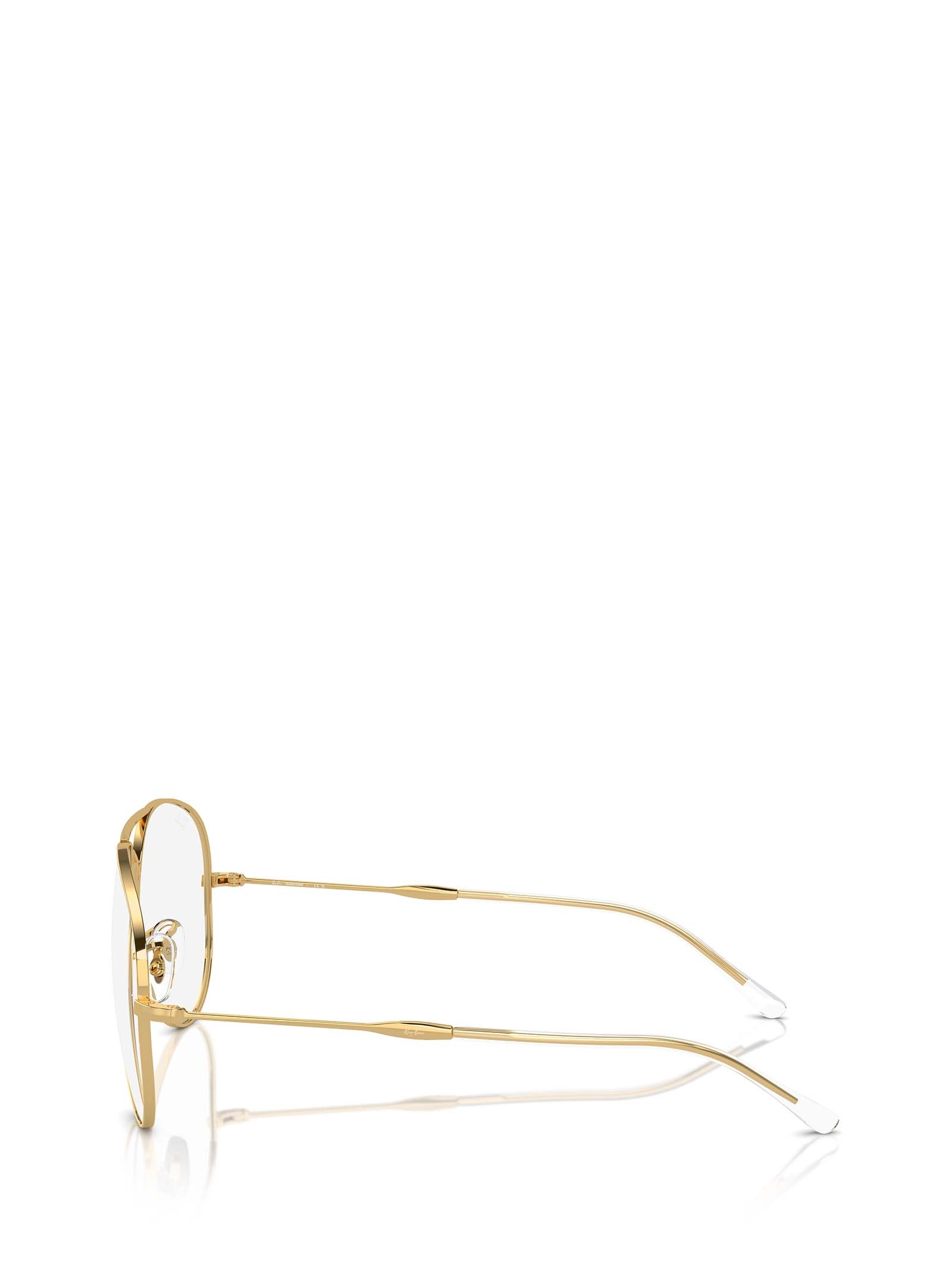 Ray Ban Old Aviator Glasses In Gold