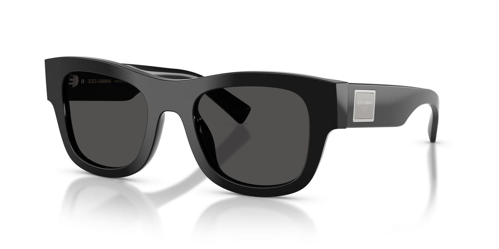 Dolce & Gabbana Dolce Gabbana Eyewear Square Frame Sunglasses In Black