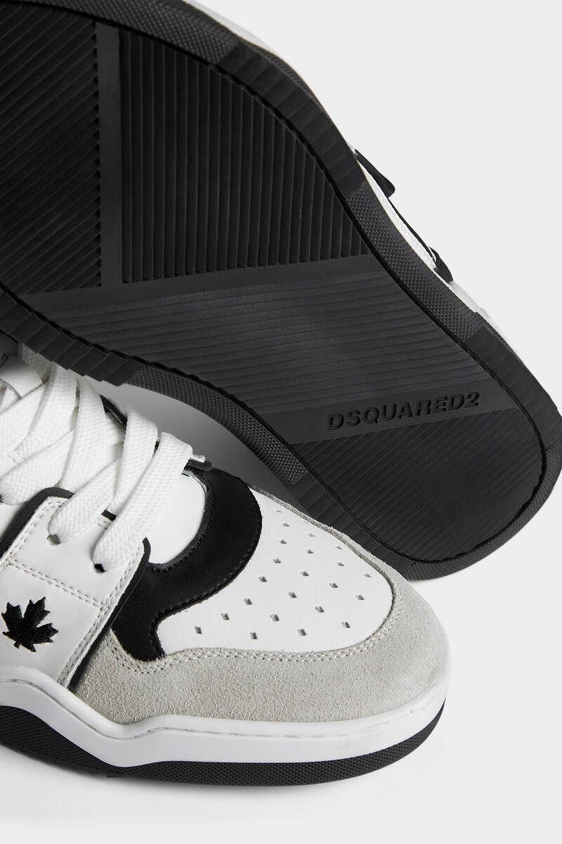 Dsquared2 Spiker High-top Sneakers In White