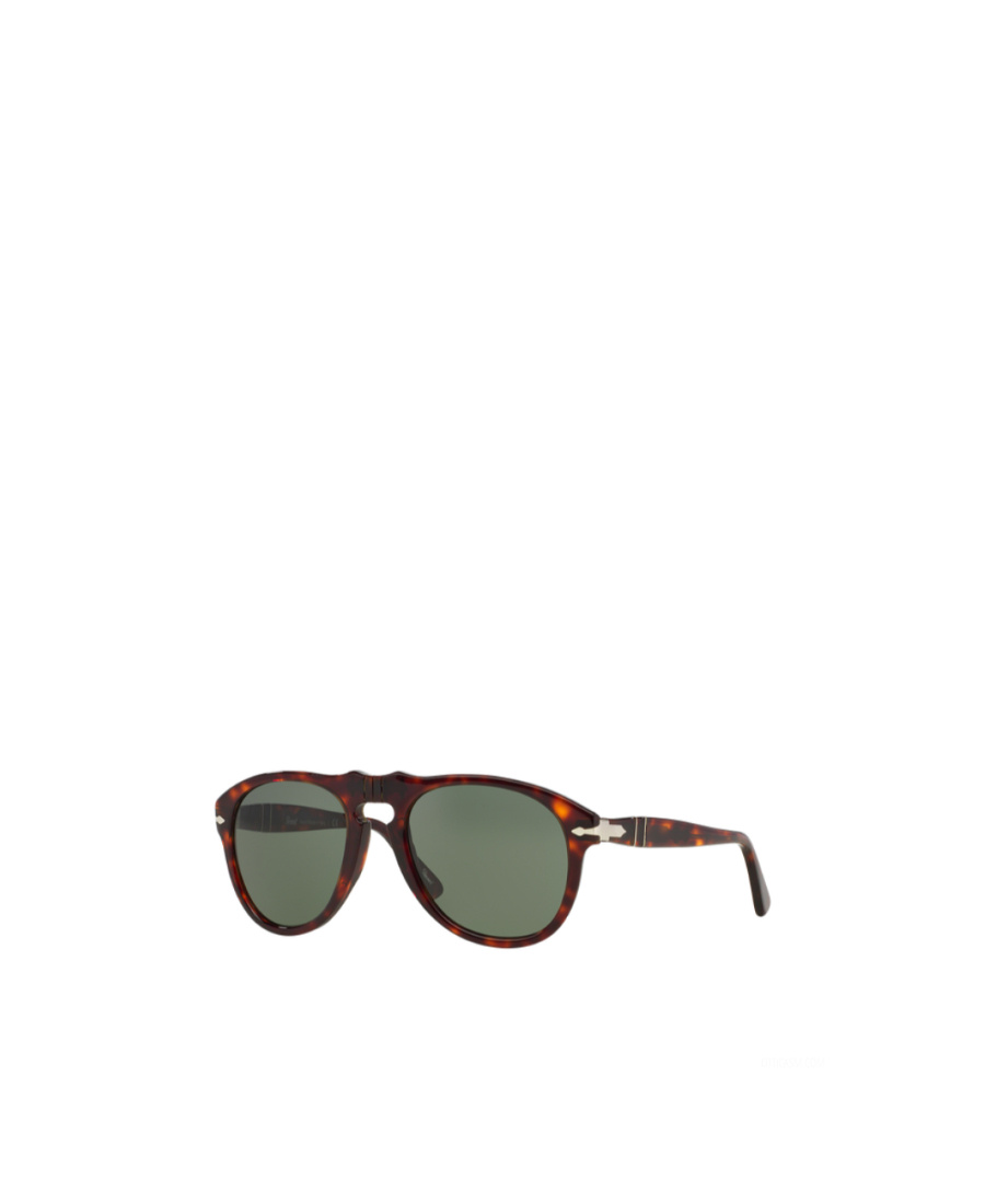 Persol Oval Frame Sunglasses In Green